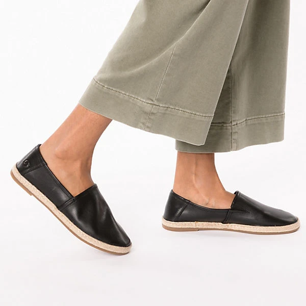 Leather Fashion Bast Espadrilles – Bild 2