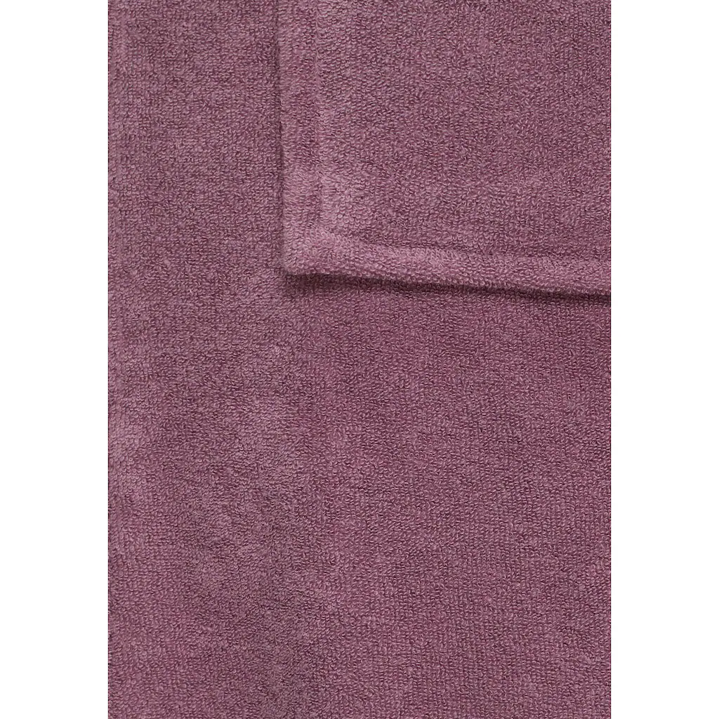 My Home Damenbademantel »Jule«, (1 St.), Einfarbiger Leichtfrottier-Bademantel, Hoher Baumwollanteil – Bild 5