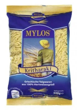 Mylos Kritharaki Griechische Teigwaren Aus 100% Hartweizengrieß