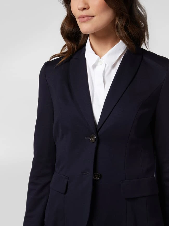 Marc Cain Blazer Mit Angedeuteten Pattentaschen - Marineblau – Bild 3