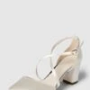 Rainbow Club Pumps Mit Schmalen Riemen Modell 'HELLEN' - Offwhite