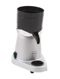 METRO Professional Entsafter GJU1101, Aluminiumdruckguss/Kunststoff, 30.86x21.8x37.44 Cm, 180 W, Herausnehmbare Tropfschale, 200ml/min, Silber/schwarz