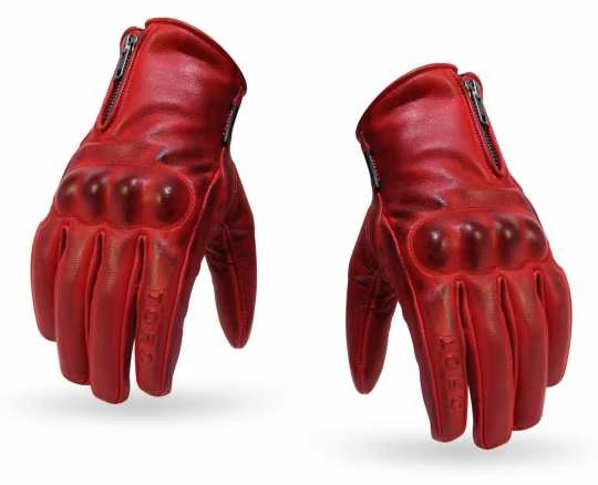 Torc Handschuhe Beverly Hills Rot