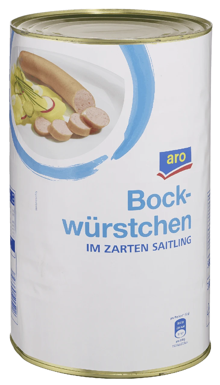 Aro Bockwurst Im Saitling 10 X 90 G (ca. 900 G) – Bild 3