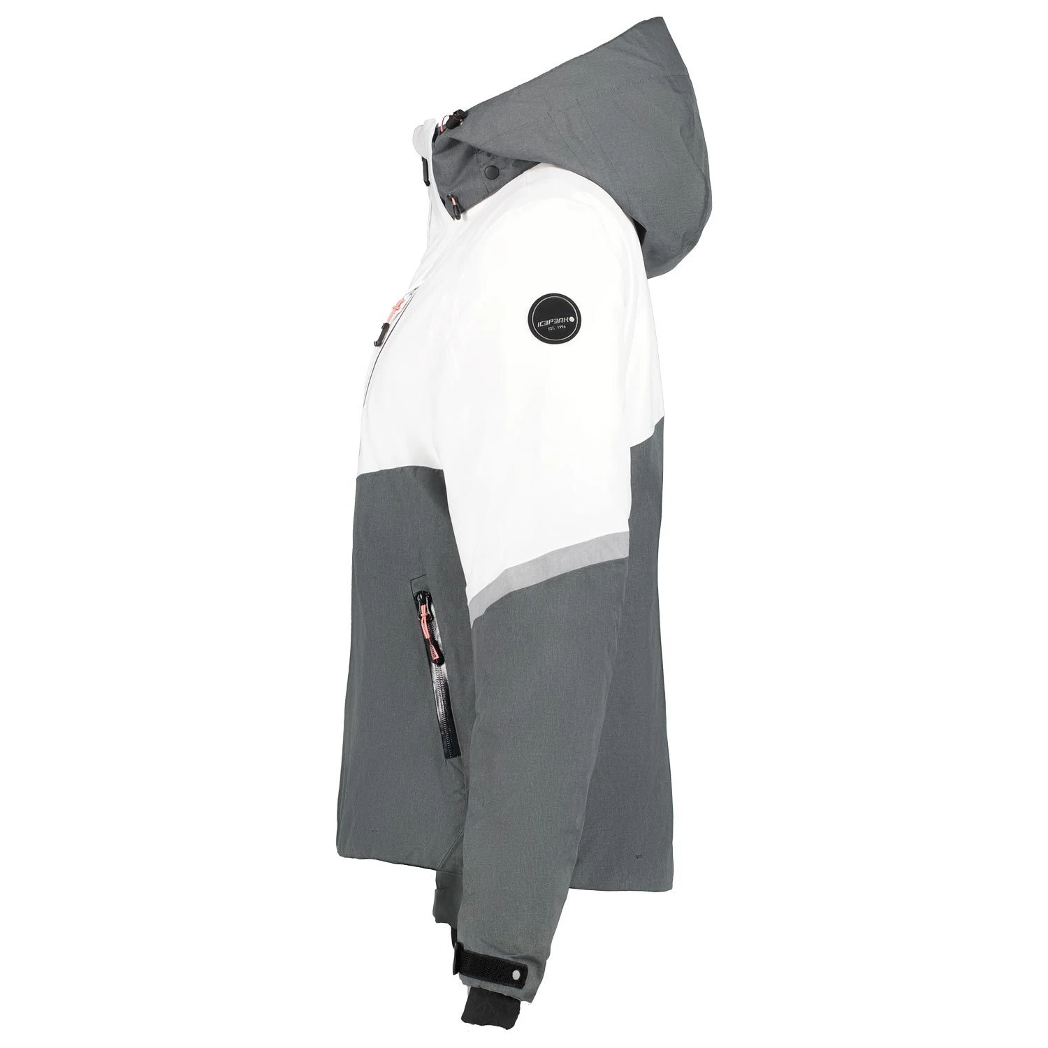 DAMEN SKIJACKE ENOCH WEISS GRAU – Bild 3