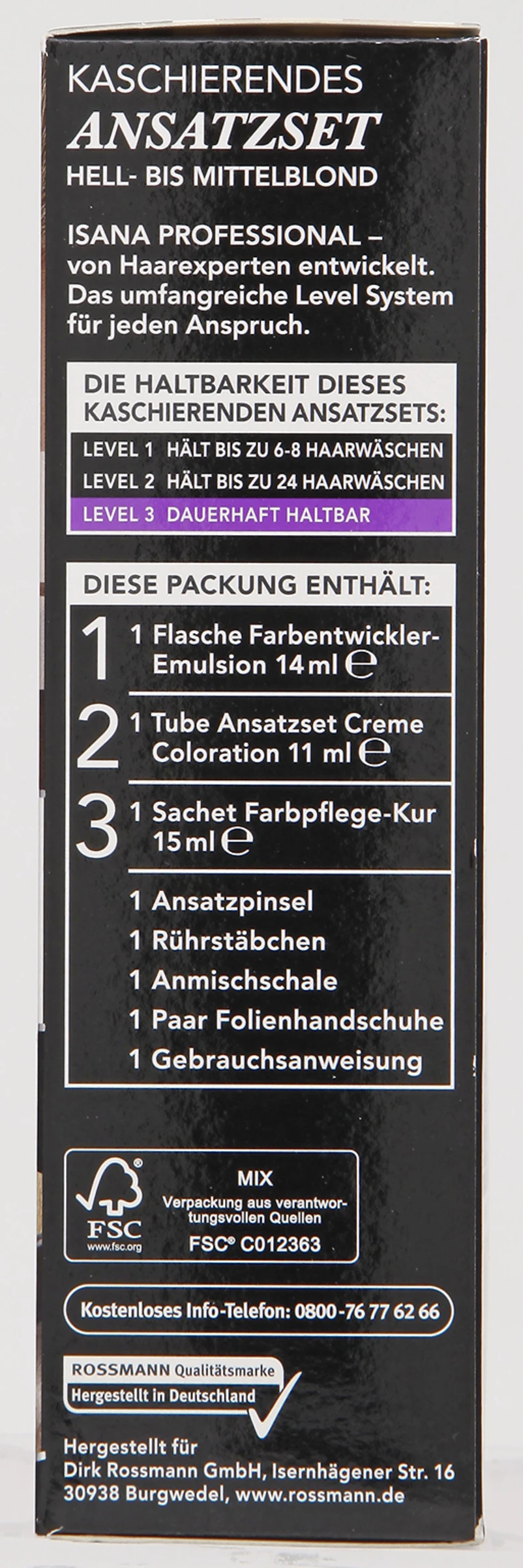 Kaschierendes Ansatzset Hell- Bis Mittelblond – Bild 2