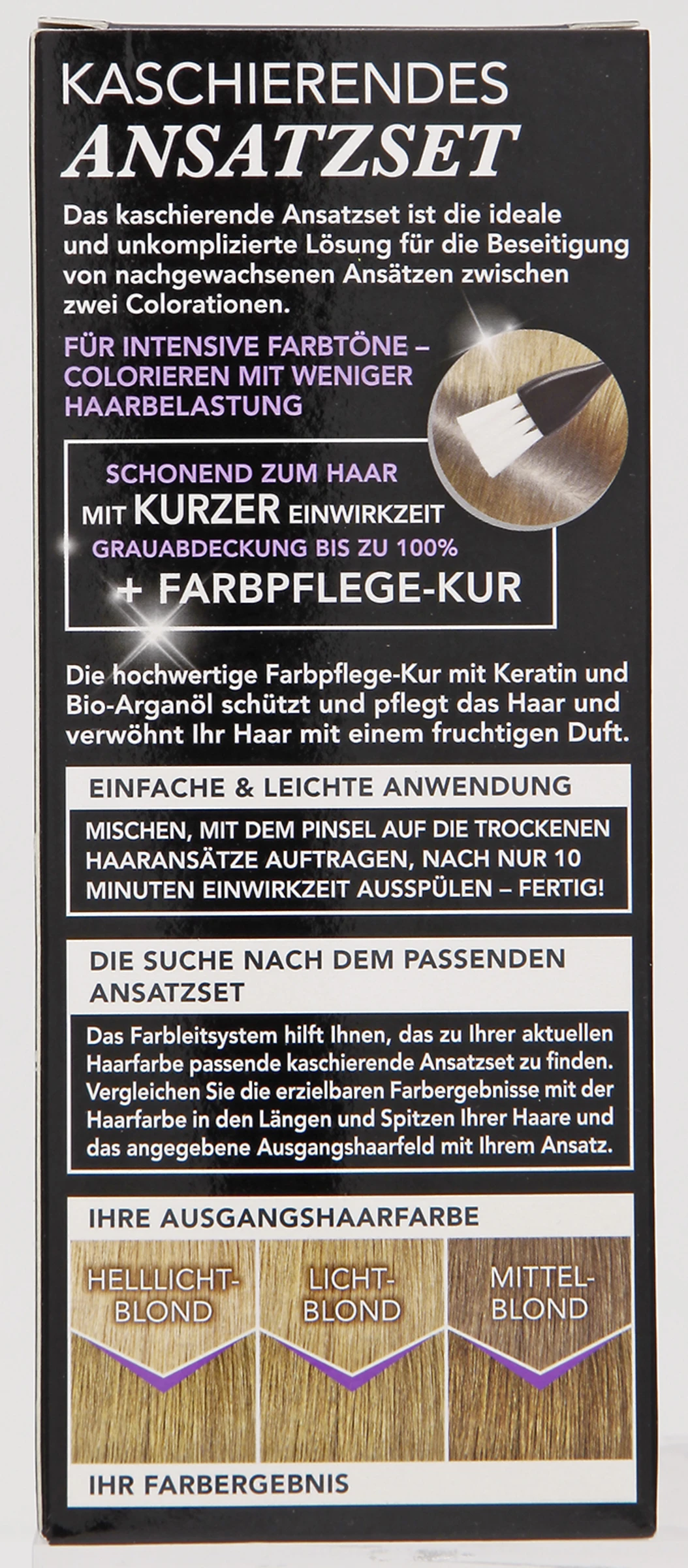 Kaschierendes Ansatzset Hell- Bis Mittelblond – Bild 4