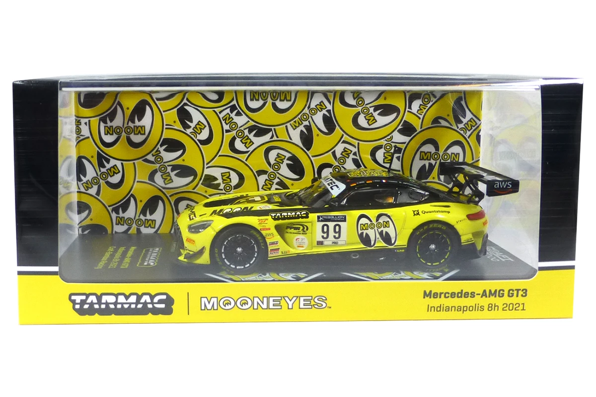 Tarmac T43-023-21IND99 Mercedes-AMG GT3 Indianapolis 8 Hour 2021 "Moon" Craft-Bamboo Racing - Hobby4 – Bild 2