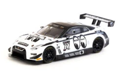Tarmac T64-035-ME Nissan GT-R NISMO GT3 "Moon Equipped" Weiss/schwarz Hobby64 Maßstab 1:64 Modellaut