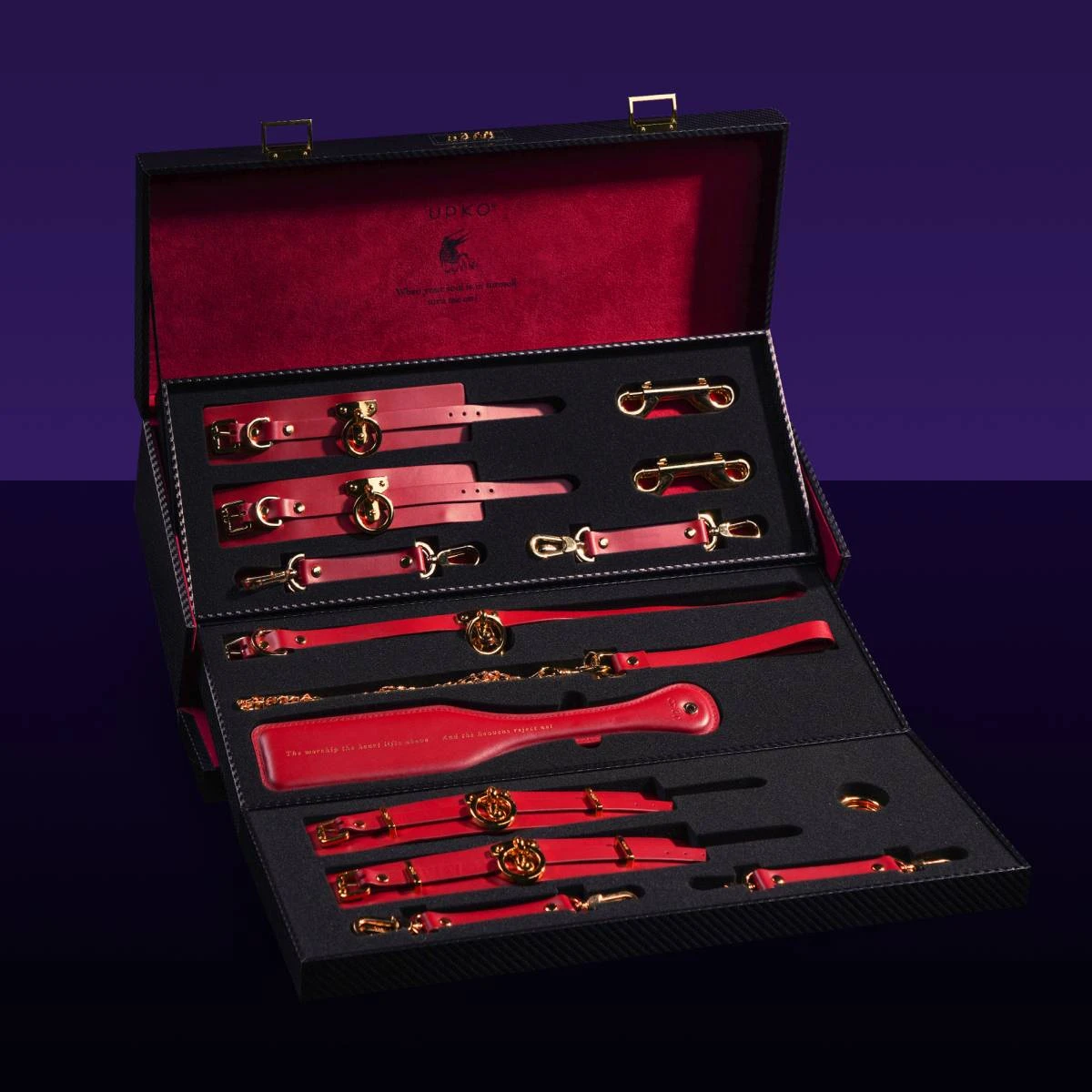»UPKO« Kinky Tools Set »Paradise Collection« Aus Leder