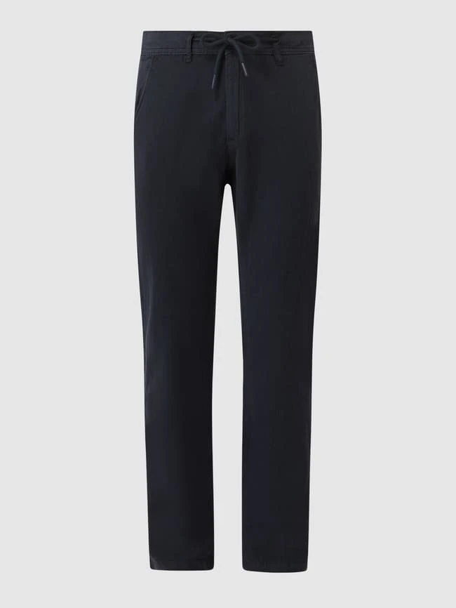 MCNEAL Regular Fit Hose Aus Leinenmischung - Marineblau – Bild 2