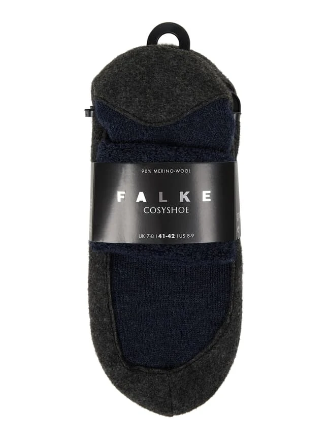 Falke Hausschuhe Aus Merinowollmischung Modell 'Cosyshoe' - Marineblau – Bild 2