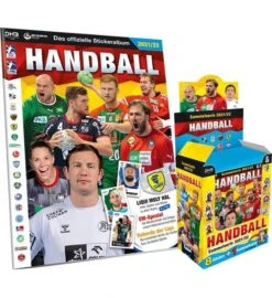 Handball Bundesliga 2021/22 Sticker + Cards - Album + Display Mit 25 Tüten