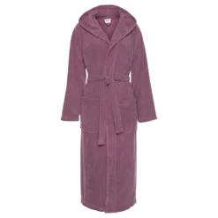 My Home Damenbademantel »Jule«, (1 St.), Einfarbiger Leichtfrottier-Bademantel, Hoher Baumwollanteil