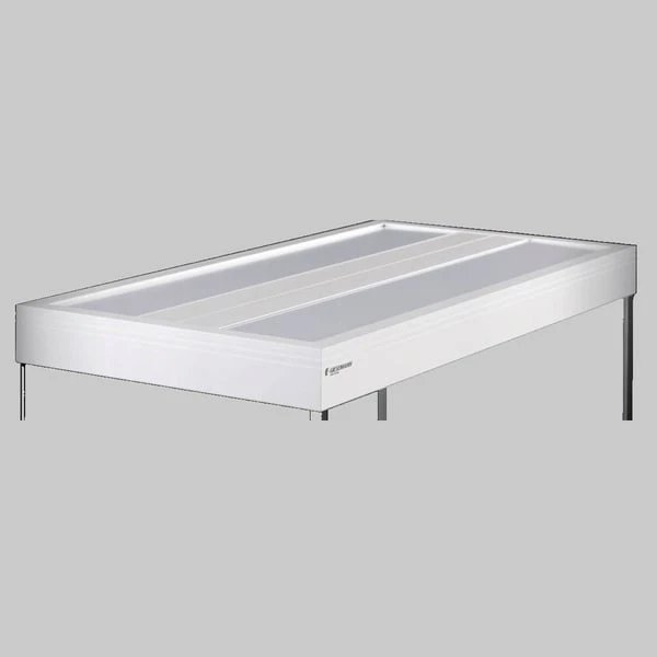 Giesemann Aquariumabdeckung SPHERA T5 Silber Eloxiert Inkl. T5 Beleuchtung