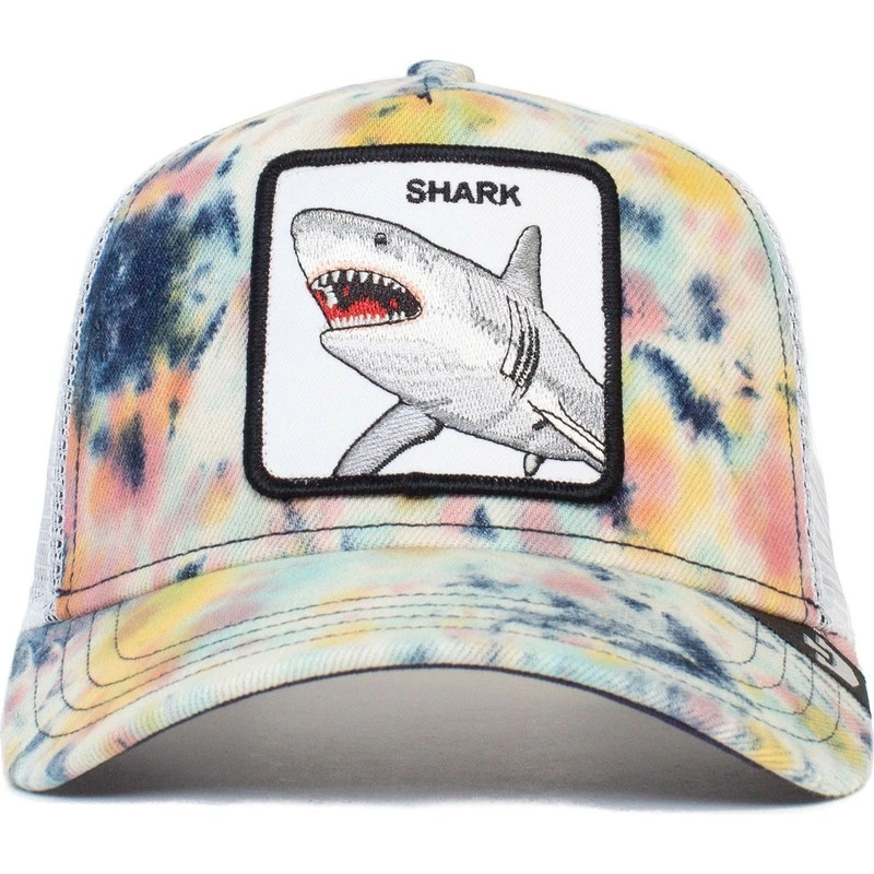 Goorin Bros. Shark Tie-Dye The Farm White Trucker Hat – Bild 2
