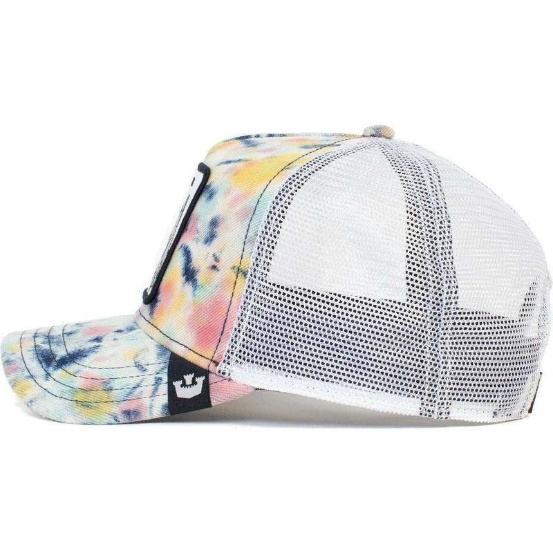 Goorin Bros. Shark Tie-Dye The Farm White Trucker Hat – Bild 3