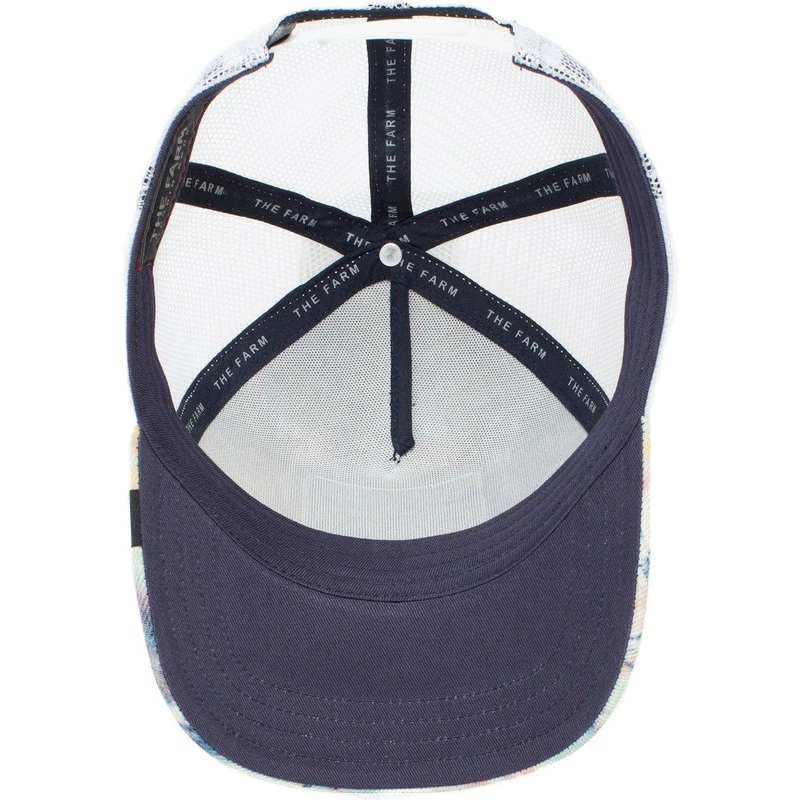 Goorin Bros. Shark Tie-Dye The Farm White Trucker Hat – Bild 5