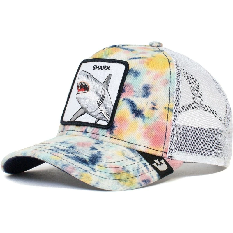 Goorin Bros. Shark Tie-Dye The Farm White Trucker Hat