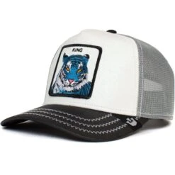 Goorin Bros. Tiger King Sparkle The Farm White And Black Trucker Hat