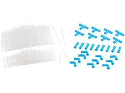 Infactory Strohhalme:Trinkhalm-Bausatz Mit 200 Teilen, Wiederverwendbar