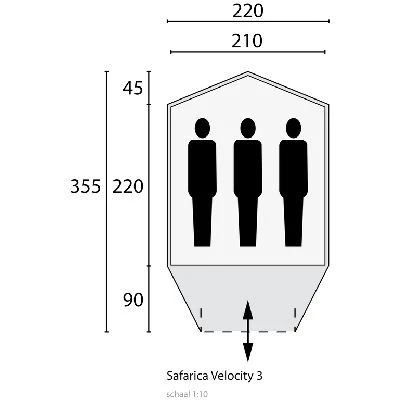Safarica Velocity 3 Quick Up Shelter – Bild 3