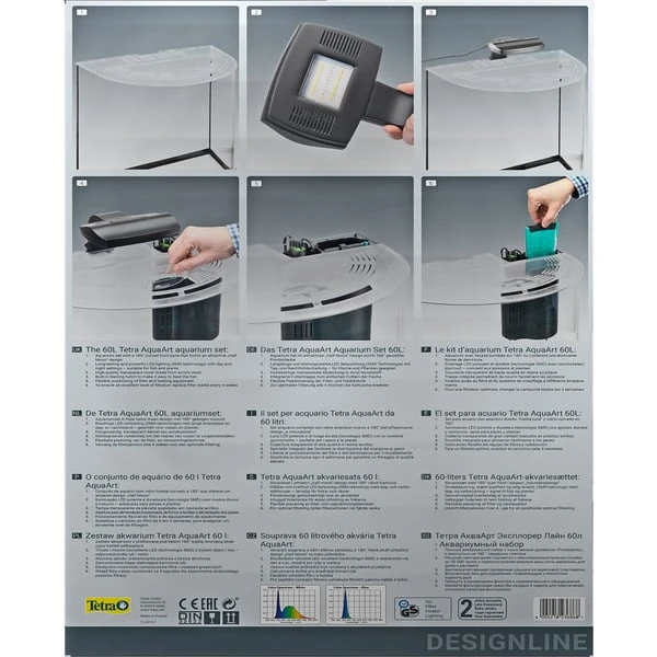 Tetra AquaArt Explorer Line Halfmoon Komplett-Set 60l – Bild 6